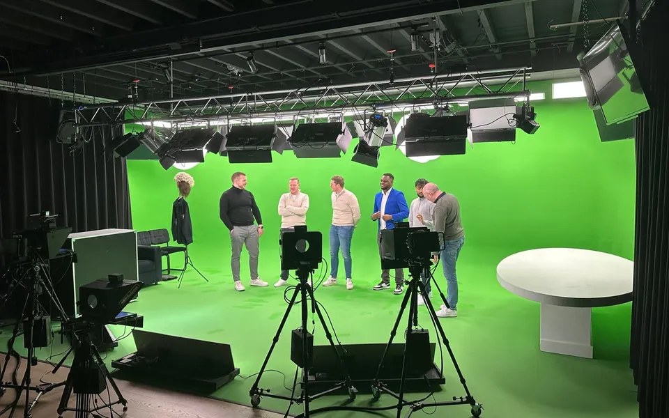 De greenscreenstudio van StoryYo in Loosdrecht